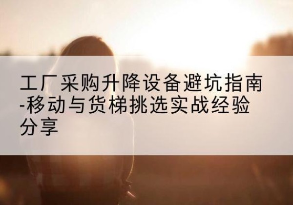 巴楚移动式升降机怎么选-工厂采购升降设备避坑指南-移动与货梯挑选实战经验分享